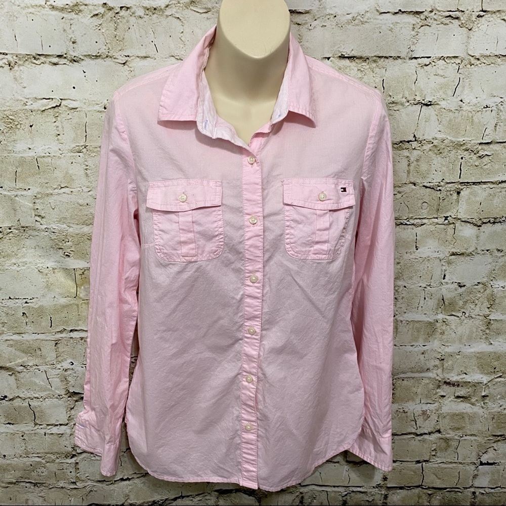 Tommy Hilfiger Pink Button Up Shirt